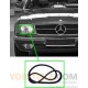 Junta de sellado de faro compatible con Mercedes W126 Clase S SEC Coupé A0018261480