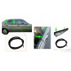 Sealing rail window shaft scraper bristles sealing side window fits Mercedes W140 C140 S SE SEL CL S-Class