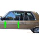 Rain strip drip strip rubber on door under chrome on door left W123 C123 123 Coupe CE CD A1236901780 A123 690 17 80