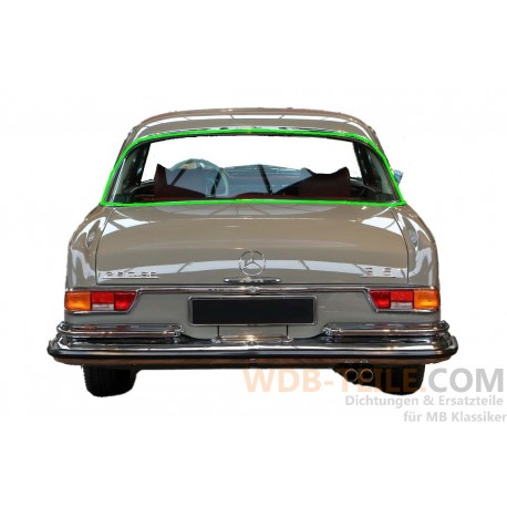 Junta de ventana trasera de marco de sellado para Mercedes W111 250SE Coupe A1116705339