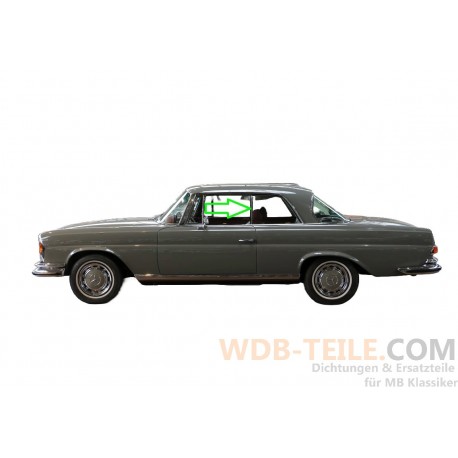 Vertikal tätning tätande gummifönsterram bakruta passar Mercedes W111 W112 W114 Coupe A1156730224