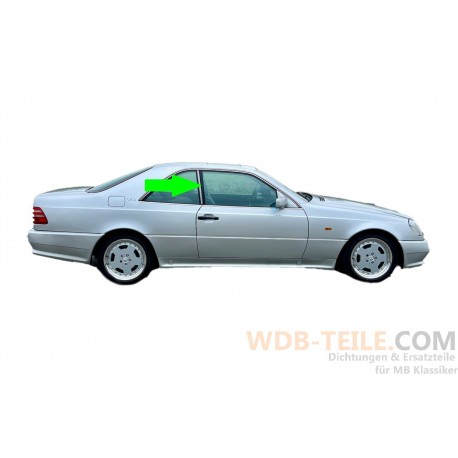 Tömítő tömítőkeret hátsó ablak vezetőoldali jobb Mercedes W140 C140 SEC CL Coupé A1406701039 típushoz