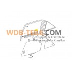 TWFS Handel- und Dienstleistungsservice - Chrom - Rahmen für Schalter  Sitzheizung - Mercedes W124
