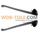 Set sealing rail seal window shaft outside rear window W123 C123 CE CD Coupé A1236700938 A1236701038