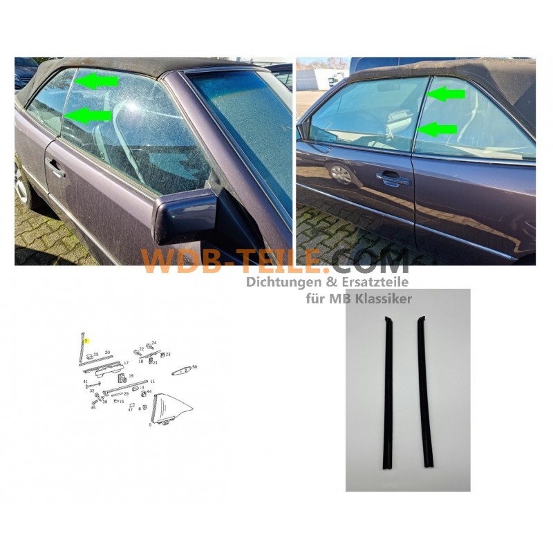 Mercedes W140 C140 SEC Coupe Dichtung Fensterrahmen Türrahmen rechts - Ens  Autoteile - Finden Sie Er